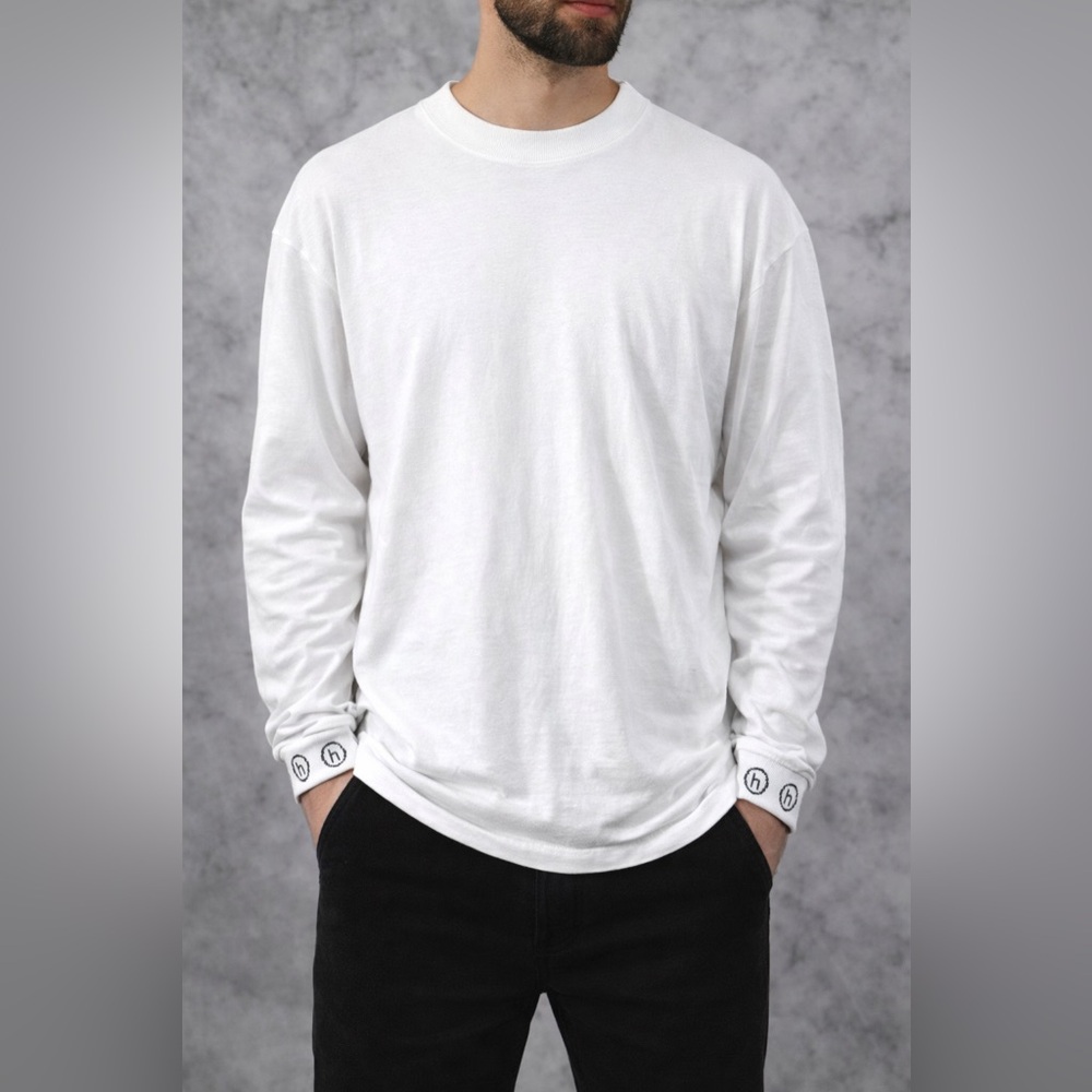 HIDDEN New York Past Present Future Long Sleeve T-Shirt Oversized Men’s M NWOT